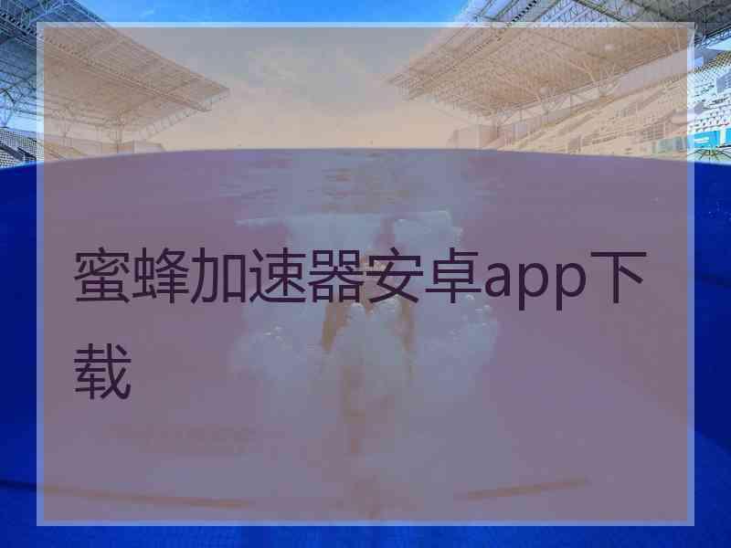蜜蜂加速器安卓app下载 蜜蜂加速器安卓app下载