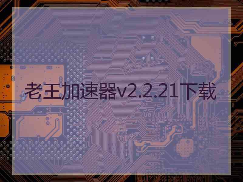 老王加速器v2.2.21下载