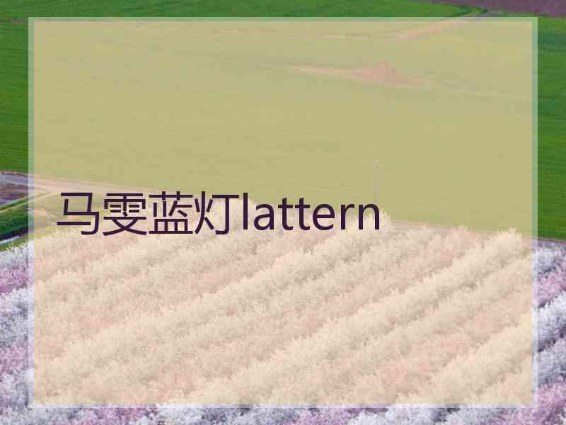 马雯蓝灯lattern 马雯蓝灯lattern