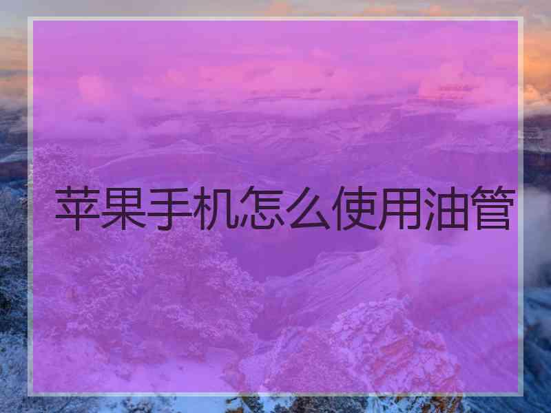 苹果手机怎么使用油管