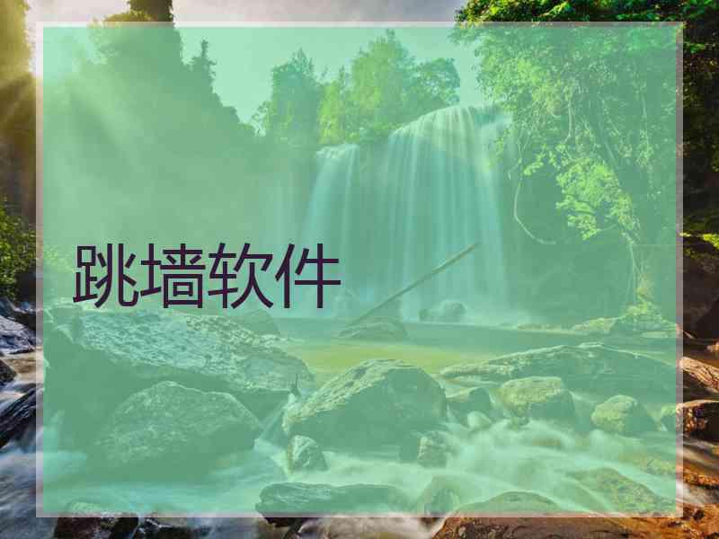跳墙软件