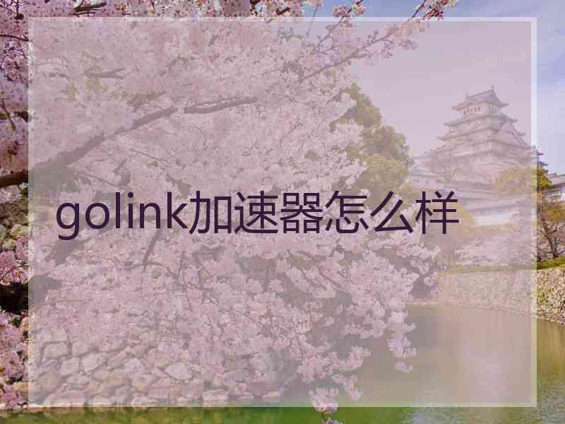 golink加速器怎么样