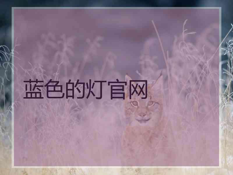 蓝色的灯官网