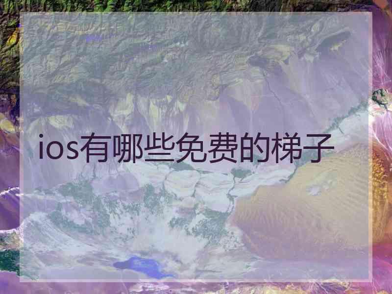 ios有哪些免费的梯子