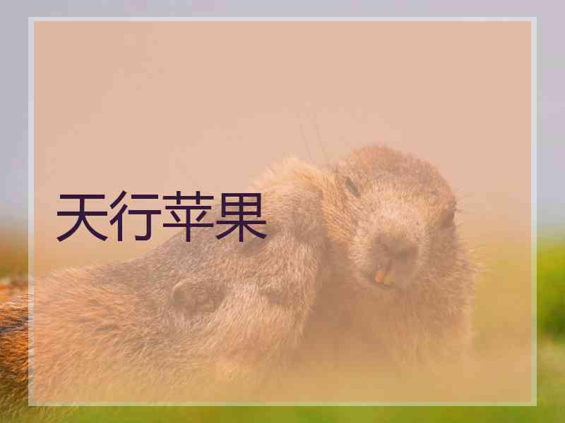 天行苹果
