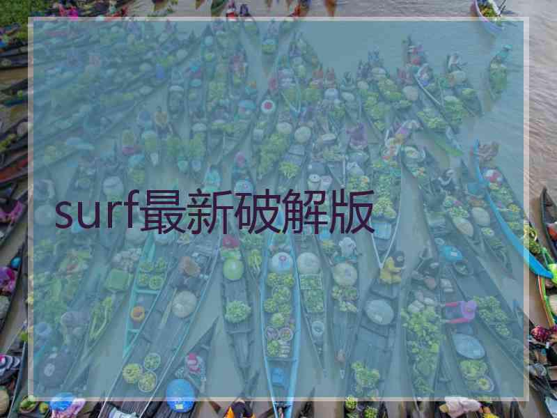 surf最新破解版