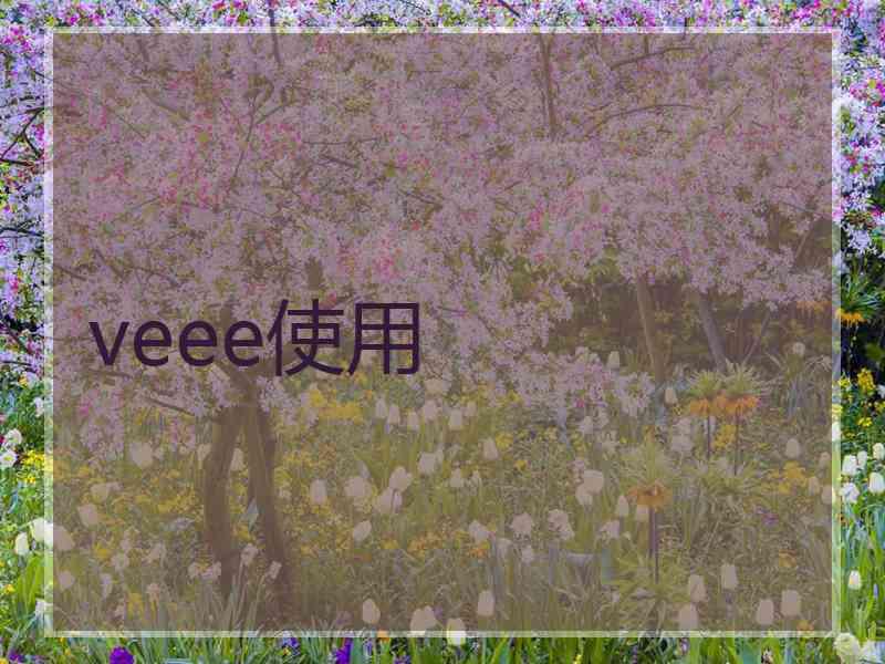 veee使用