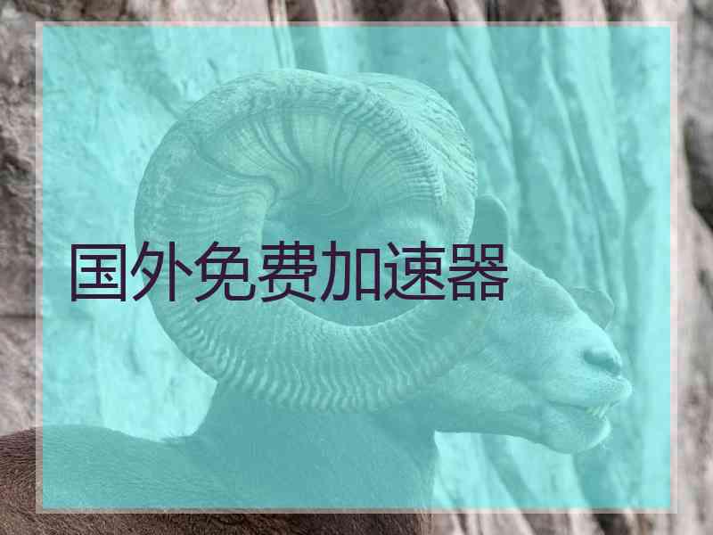 国外免费加速器