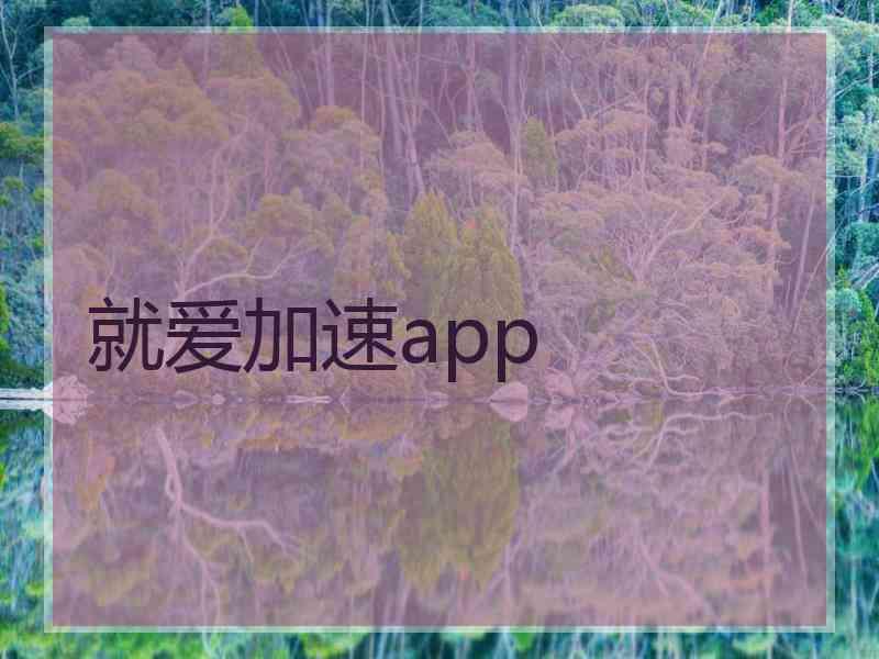 就爱加速app