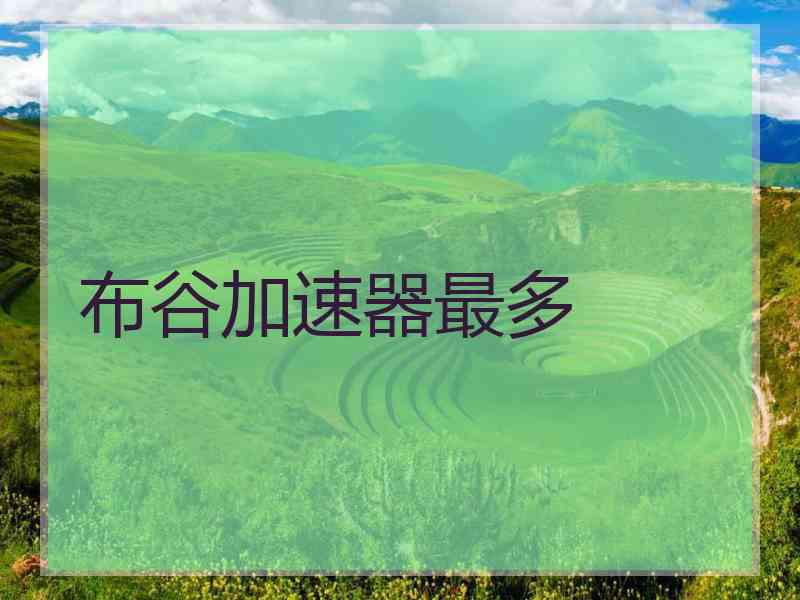 布谷加速器最多