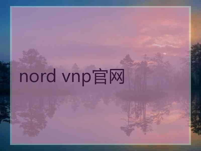 nord vnp官网