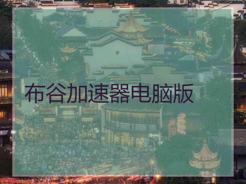 布谷加速器电脑版