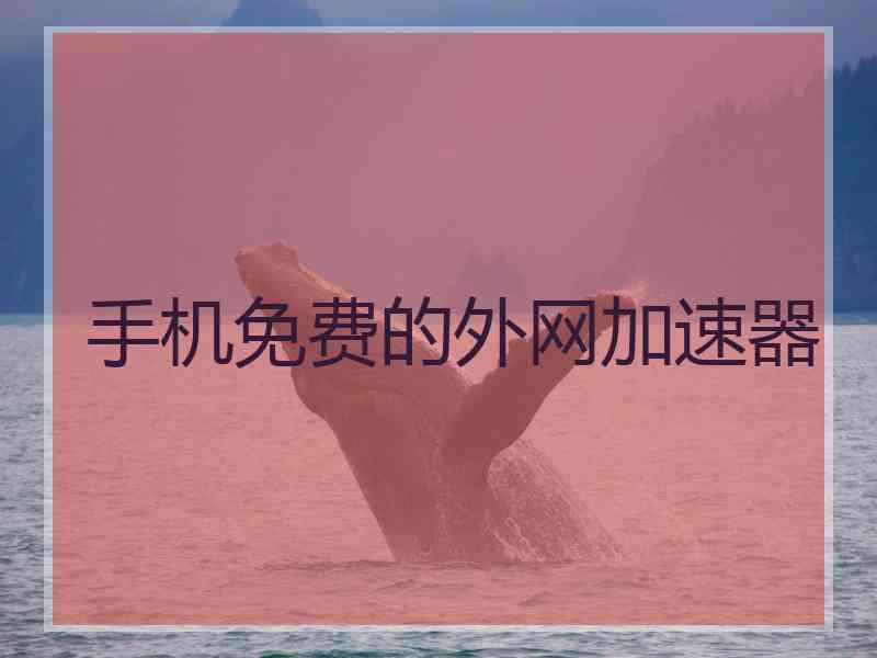 手机免费的外网加速器