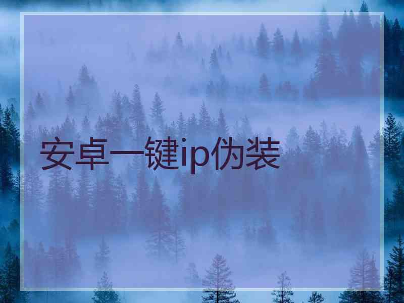 安卓一键ip伪装