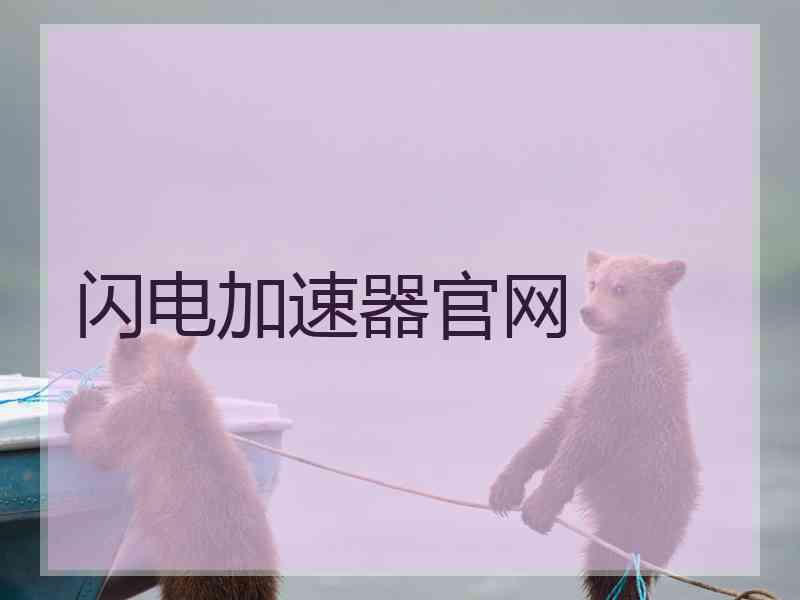 闪电加速器官网