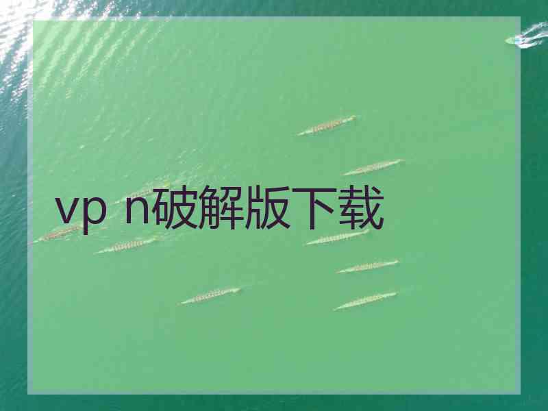 vp n破解版下载