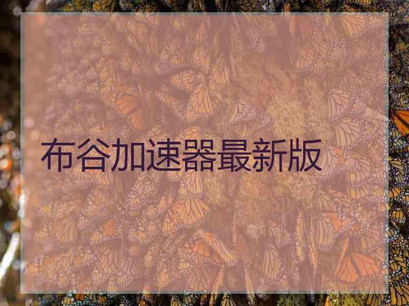 布谷加速器最新版
