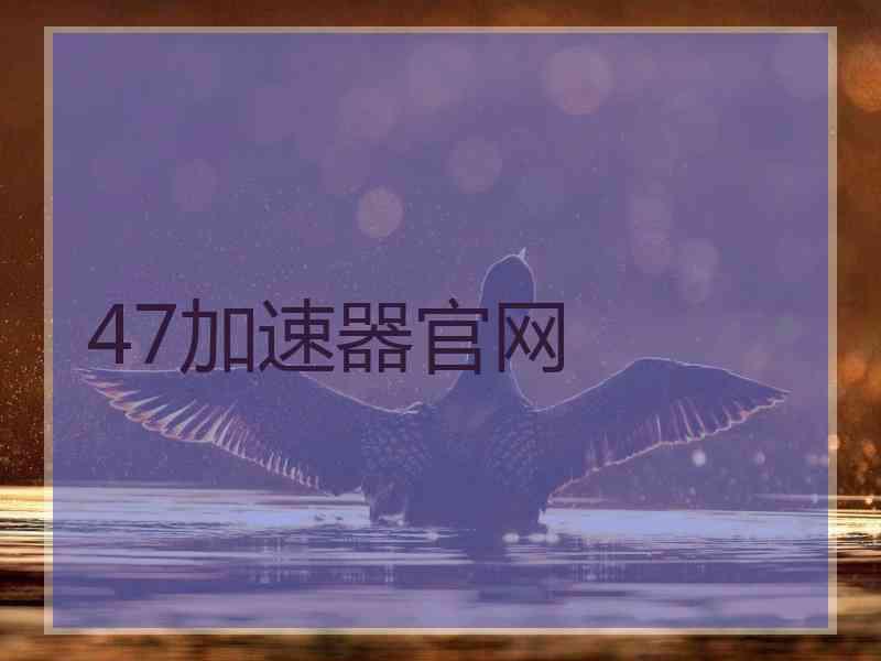 47加速器官网
