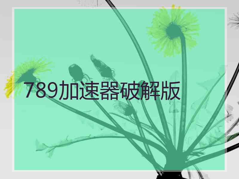 789加速器破解版
