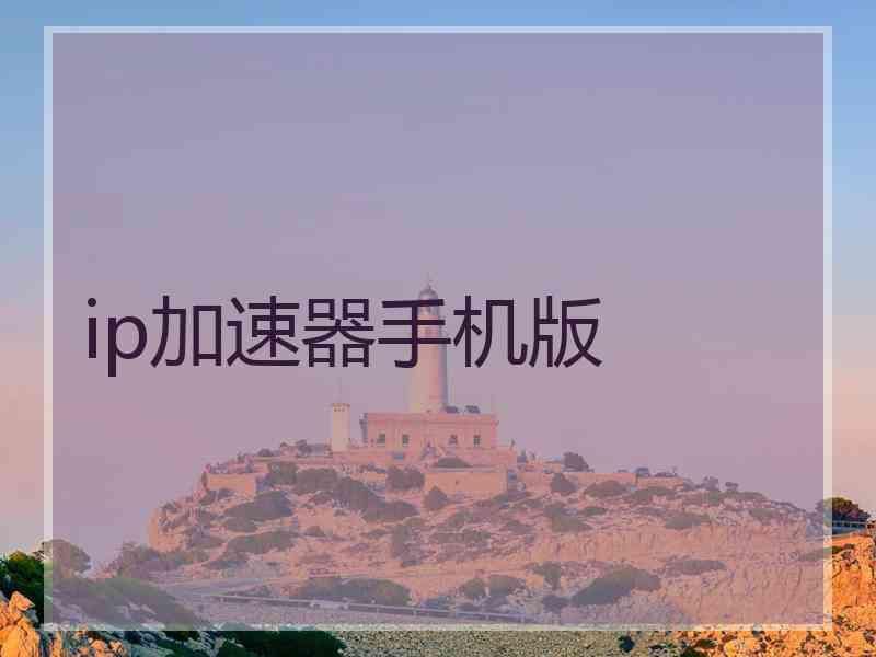 ip加速器手机版