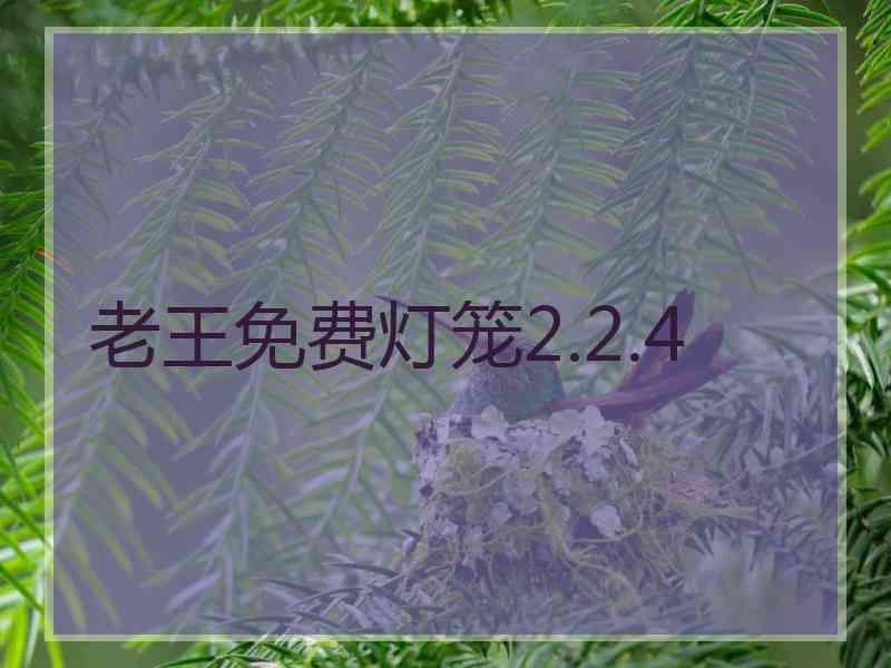 老王免费灯笼2.2.4